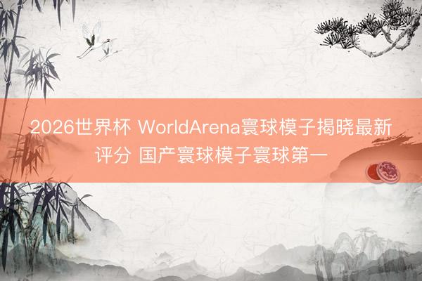 2026世界杯 WorldArena寰球模子揭晓最新评分 国产寰球模子寰球第一